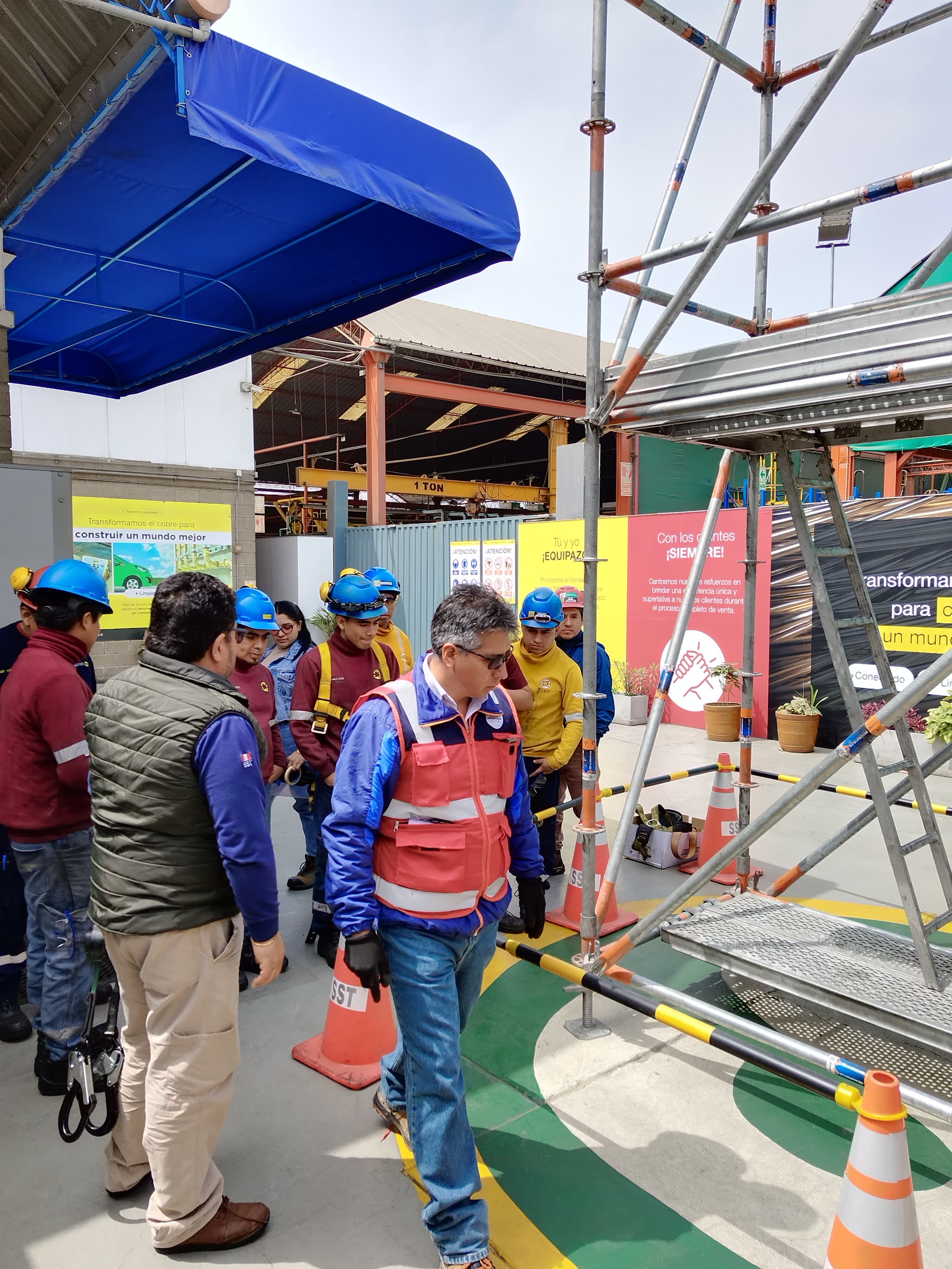 Capacitación en trabajos en altura