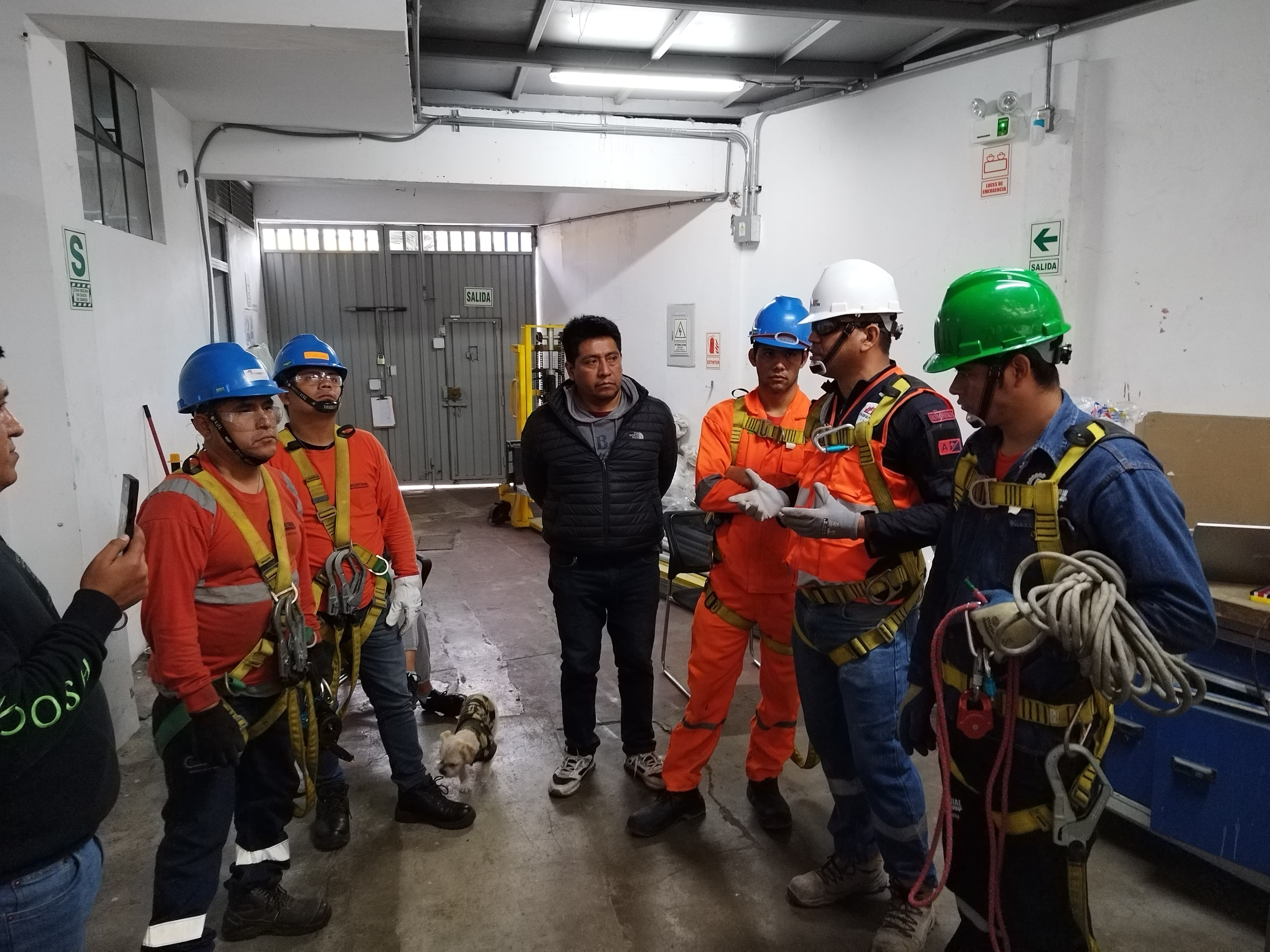 Curso de rescate en altura